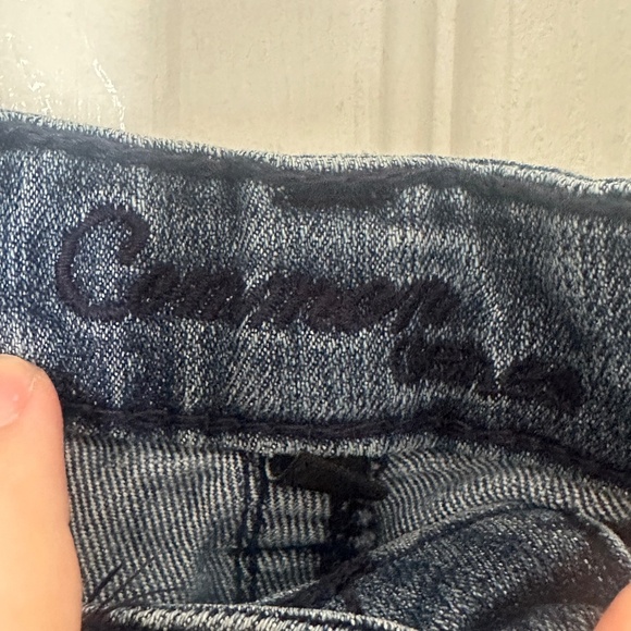 Common Gene Bootcut Medium Wash Jeans, Size 14 Embrodered pocket - Picture 6 of 9